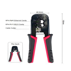 Genata GNT-33005 RJ45 Network Crimping Tool for LAN Cable Installation
