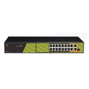 Genata GNT-P4813V6 19 Port Gigabit Hybrid PoE CCTV Network Switch with AI Watchdog