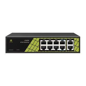 Genata GNT-P9210EB 10 Port PoE CCTV Network Switch with AI Watchdog