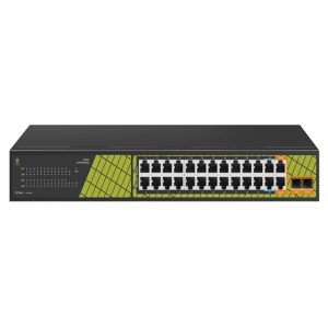 Genata GNT-RP1428ES 24 Port Gigabit Hybrid PoE CCTV Network Switch with SFP Ports