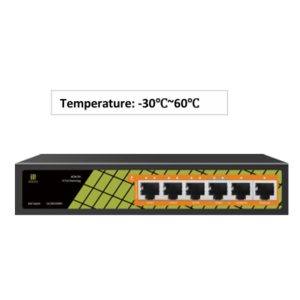 Genata GNT-ES06GD-P Gigabit AI PoE Switch with 4 PoE Ports & 2 Uplink Ports